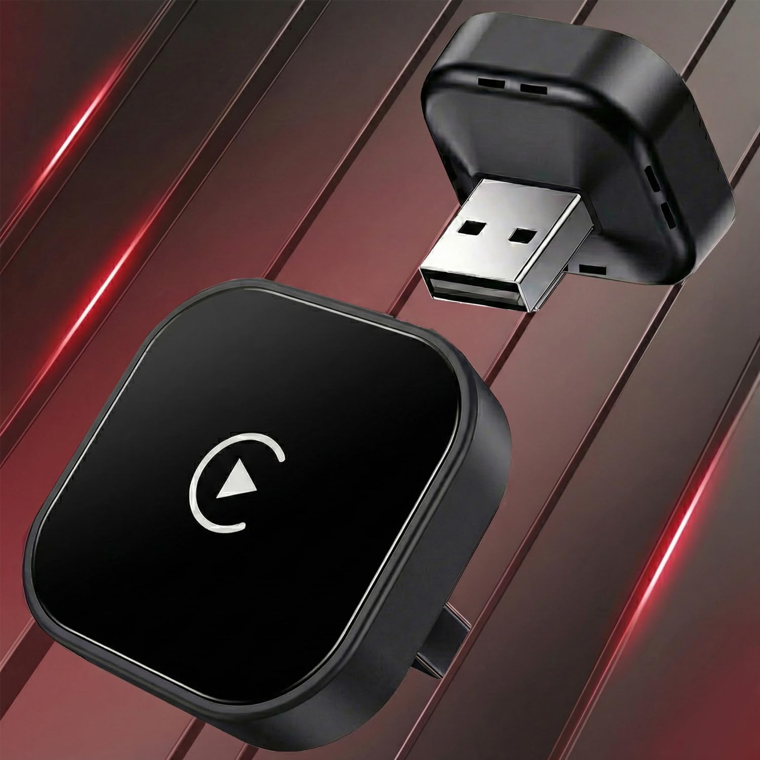 2-in-1 Wireless CarPlay & Android Auto Adapter - Universal Dongle for Cars | 5.8GHz Fast Data Transfer, Plug & Play, Auto-Connect | Supports iPhone iOS 10+ & Android 11+