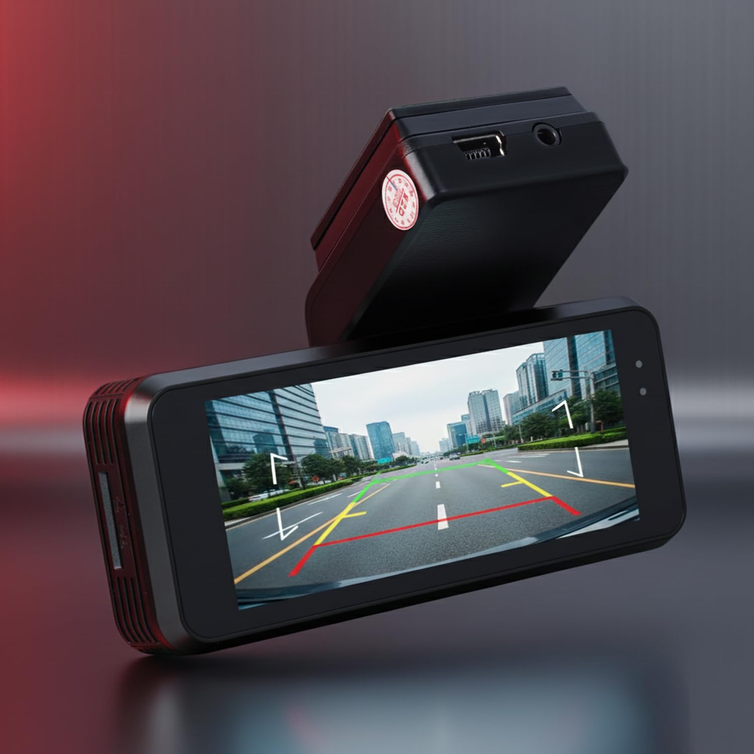 Smart Camera 1080P Full HD | 4.3-inch LCD Screen with WiFi Control | Night Vision, Wide Angle, G-Sensor & Parking Mode | Universal Fit for Cars & SUVs