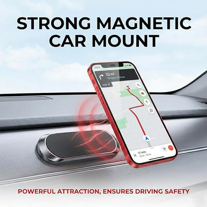 Magnetic Mobile Phone Holder Strip – Ultra Slim, Strong Grip, Easy Installation for Car, Office & Home